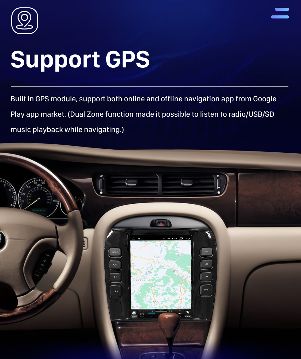 Seicane For 2004 2005-2008 Jaguar X-TYPE GPS Navigation System Android 10.0 Carplay Radio Touchscreen Multimedia Bluetooth support Rear View Camera WIFI OBD2 Seicane For 2004 2005-2008 Jaguar X-TYPE GPS Navigation System Android 10.0 Carplay Radio Touchscreen Multimedia Bluetooth support Rear View Camera WIFI OBD2