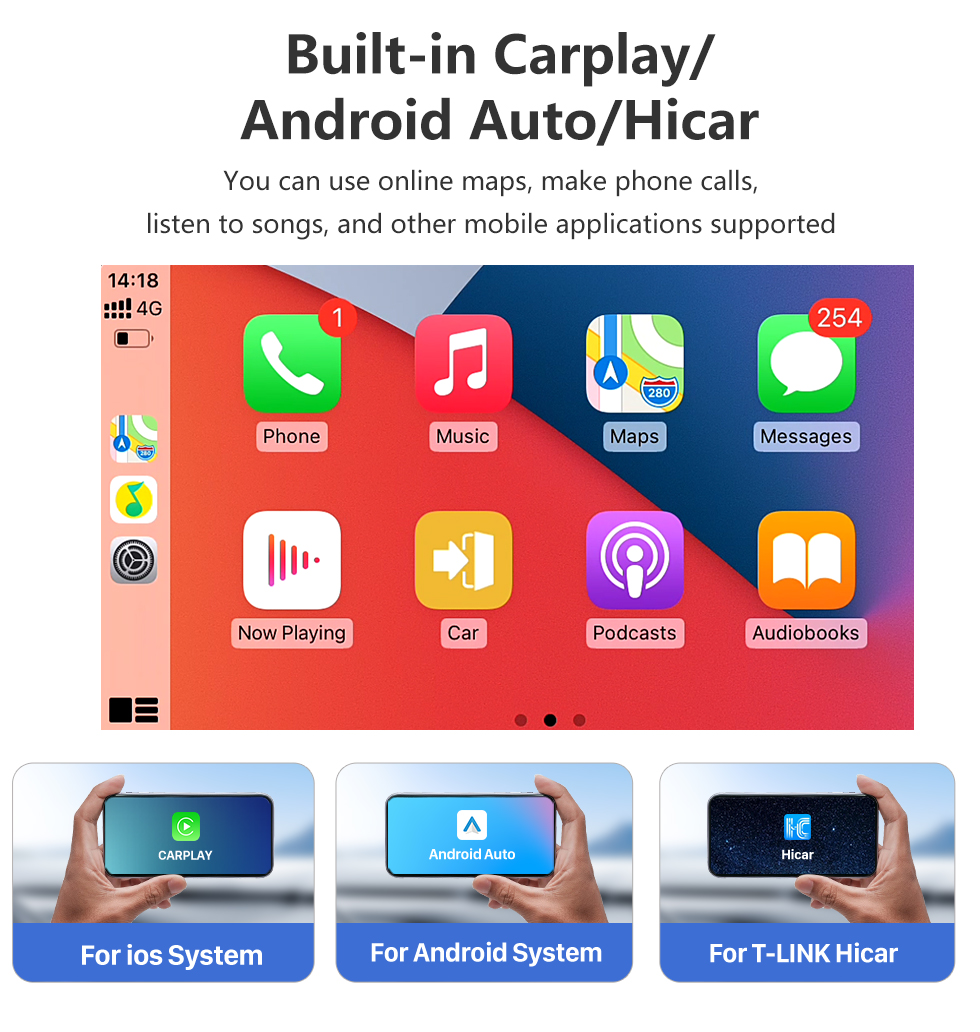 Seicane 7 inch Carplay Radio for 2004 2005 2006-2011 Mercedes Benz SL R230 SL350 SL500 SL55 SL600 SL65 Android 14.0 GPS Navigation Bluetooth HD Touchscreen AUX USB Music support 1080P Mirror Link Seicane 7 inch Carplay Radio for 2004 2005 2006-2011 Mercedes Benz SL R230 SL350 SL500 SL55 SL600 SL65 Android 14.0 GPS Navigation Bluetooth HD Touchscreen AUX USB Music support 1080P Mirror Link