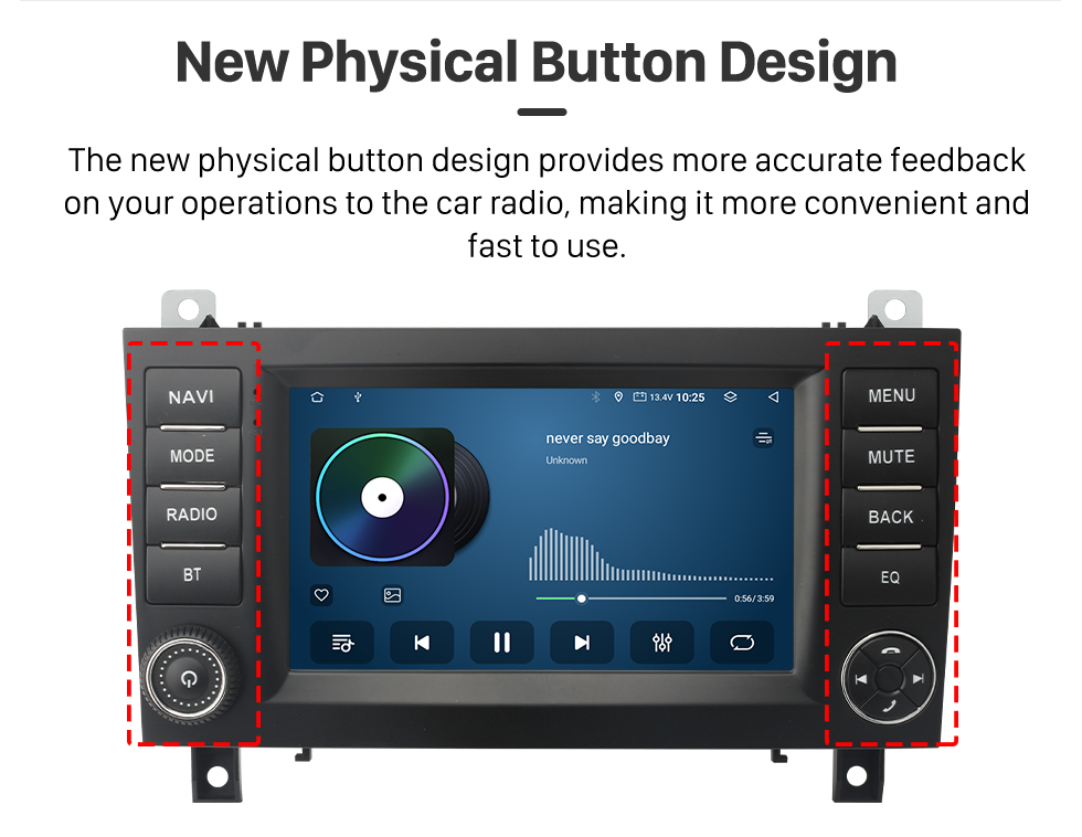 Seicane Für 2006 2007 2008-2010 Mercedes-Benz SLK Radio Carplay Android 14.0 HD Touchscreen 7 Zoll GPS-Navigation mit Bluetooth WIFI-Unterstützung Lenkradsteuerung Seicane Für 2006 2007 2008-2010 Mercedes-Benz SLK Radio Carplay Android 14.0 HD Touchscreen 7 Zoll GPS-Navigation mit Bluetooth WIFI-Unterstützung Lenkradsteuerung