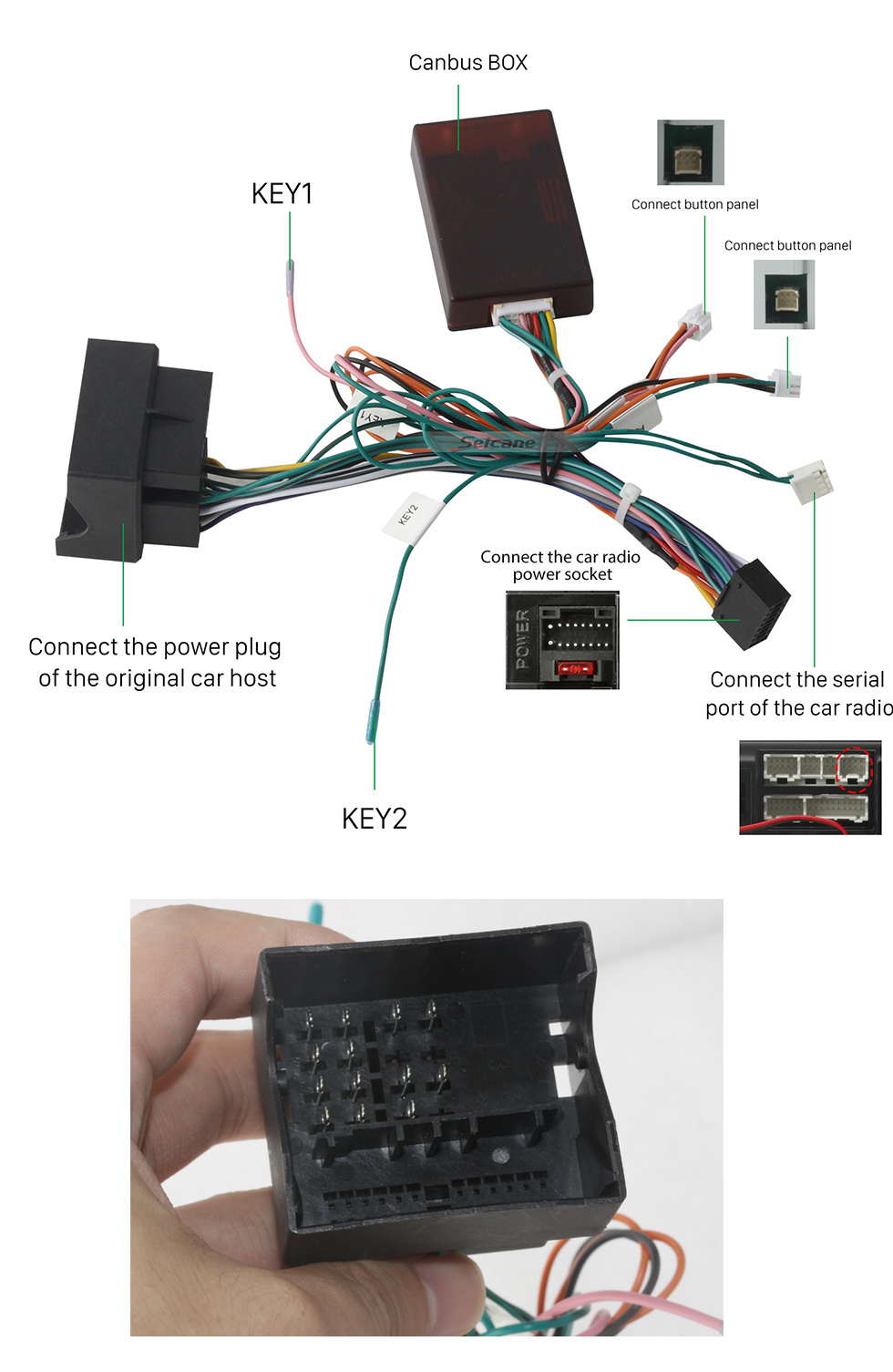 Seicane Radio Carplay Android 14.0 de 9 pulgadas para Mercedes-BENZ Clase R 2006 2007-2013 Sistema de navegación GPS Pantalla táctil HD con soporte Bluetooth AUX WIFI DVR OBD2 Seicane Radio Carplay Android 14.0 de 9 pulgadas para Mercedes-BENZ Clase R 2006 2007-2013 Sistema de navegación GPS Pantalla táctil HD con soporte Bluetooth AUX WIFI DVR OBD2