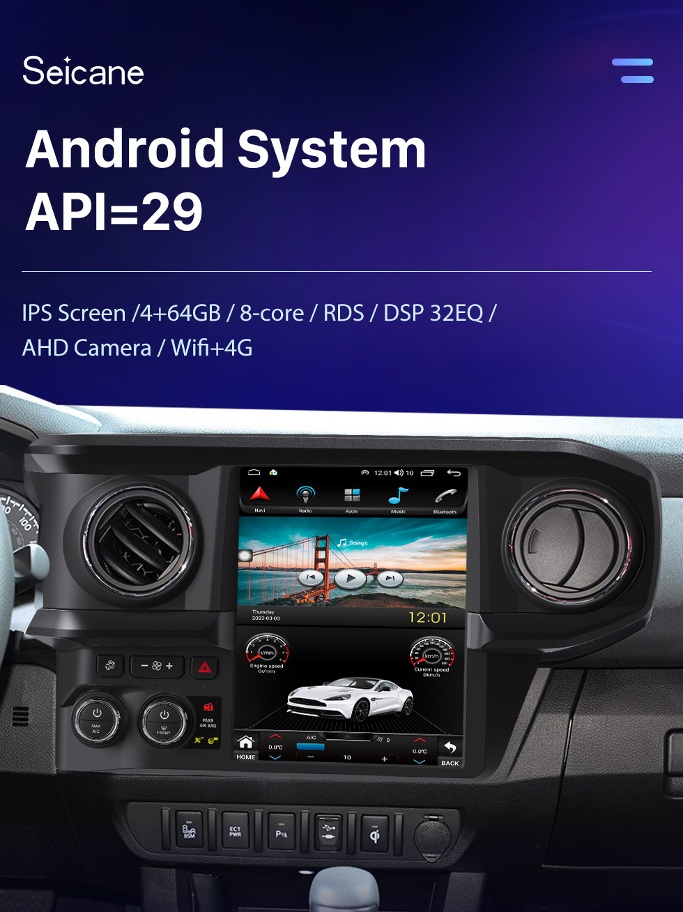 Seicane Rádio de navegação GPS com tela sensível ao toque HD Android 10.0 de 12,1 polegadas para 2015 2016 2017 2018 2019 2020 Chevrolet Tahoe Suburban GMC Yukon com suporte para Bluetooth Carplay Câmera TPMS AHD Seicane Rádio de navegação GPS com tela sensível ao toque HD Android 10.0 de 12,1 polegadas para 2015 2016 2017 2018 2019 2020 Chevrolet Tahoe Suburban GMC Yukon com suporte para Bluetooth Carplay Câmera TPMS AHD