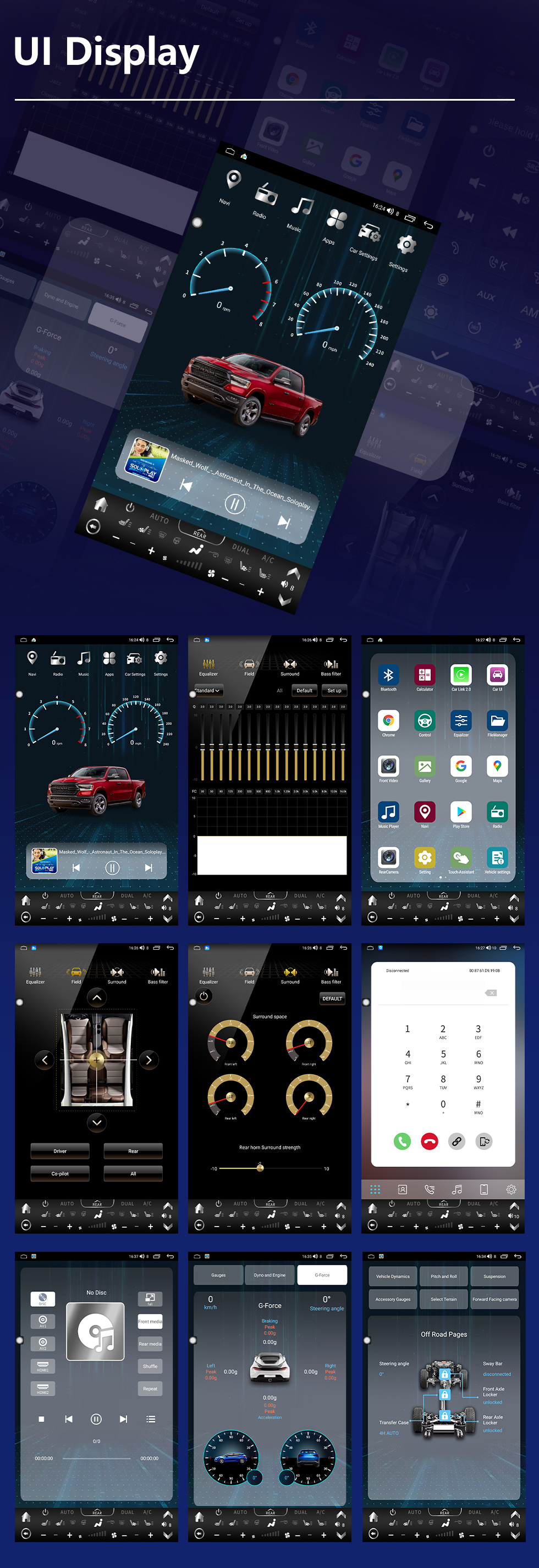 Seicane Carplay 12.1 inch Android 10.0 HD Touchscreen GPS Navigation Radio for 2009 Lamborghin Galardo LP560-4 with Bluetooth support TPMS AHD Camera Seicane Carplay 12.1 inch Android 10.0 HD Touchscreen GPS Navigation Radio for 2009 Lamborghin Galardo LP560-4 with Bluetooth support TPMS AHD Camera