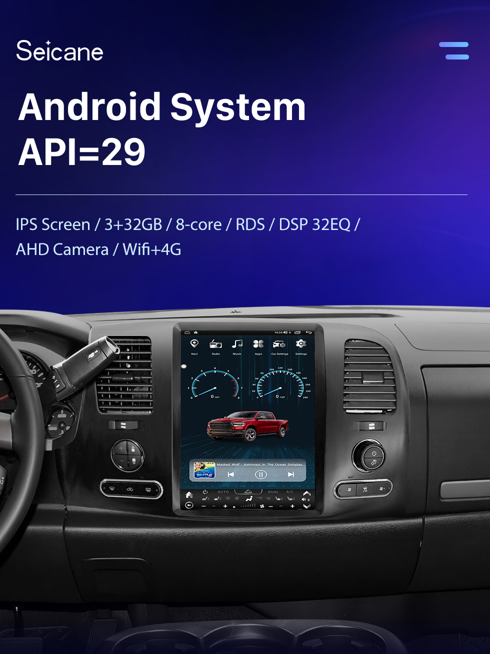 Seicane Carplay 12,1 pouces Android 10.0 HD écran tactile GPS Navigation Radio pour 2009 Lamborghin Galardo LP560-4 avec prise en charge Bluetooth TPMS AHD caméra Seicane Carplay 12,1 pouces Android 10.0 HD écran tactile GPS Navigation Radio pour 2009 Lamborghin Galardo LP560-4 avec prise en charge Bluetooth TPMS AHD caméra
