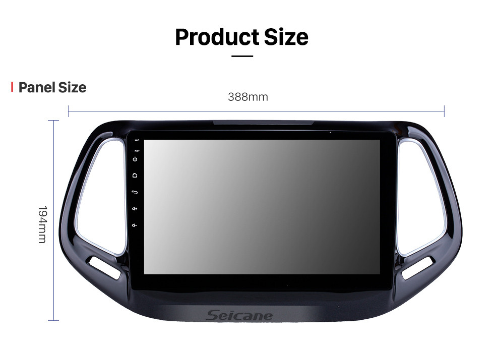 Seicane 10.1 inch 2017 Jeep Compass Android 8.1 Head Unit GPS Navigation USB Mirror Link Bluetooth WIFI Support DVR OBD2 Backup Camera Steering Wheel Control Seicane 10.1 inch 2017 Jeep Compass Android 8.1 Head Unit GPS Navigation USB Mirror Link Bluetooth WIFI Support DVR OBD2 Backup Camera Steering Wheel Control
