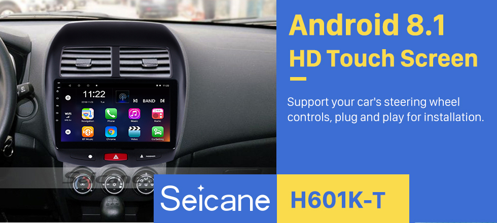 Seicane 10,1 pouces Android 8.1 HD à écran tactile 2012 CITROEN C4 GPS de radio de navigation avec support Bluetooth WIFI Commande au volant, caméra de recul Seicane 10,1 pouces Android 8.1 HD à écran tactile 2012 CITROEN C4 GPS de radio de navigation avec support Bluetooth WIFI Commande au volant, caméra de recul