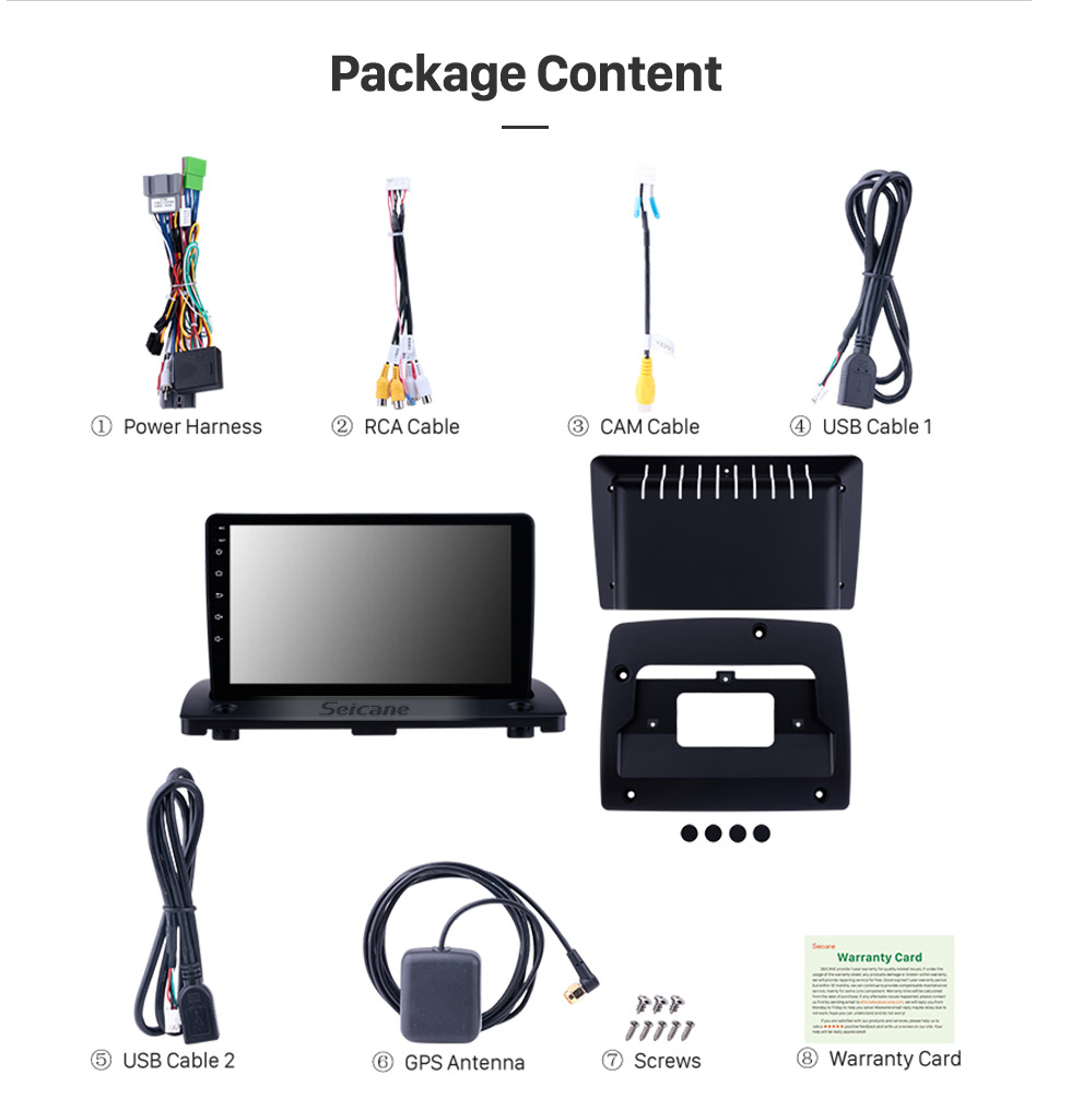 Seicane 2004-2014 Volvo XC90 Android 8.1 9 pulgadas HD Radio con pantalla táctil Navegación GPS con Bluetooth WIFI USB compatible DVR OBD2 TPMS Cámara de respaldo Seicane 2004-2014 Volvo XC90 Android 8.1 9 pulgadas HD Radio con pantalla táctil Navegación GPS con Bluetooth WIFI USB compatible DVR OBD2 TPMS Cámara de respaldo
