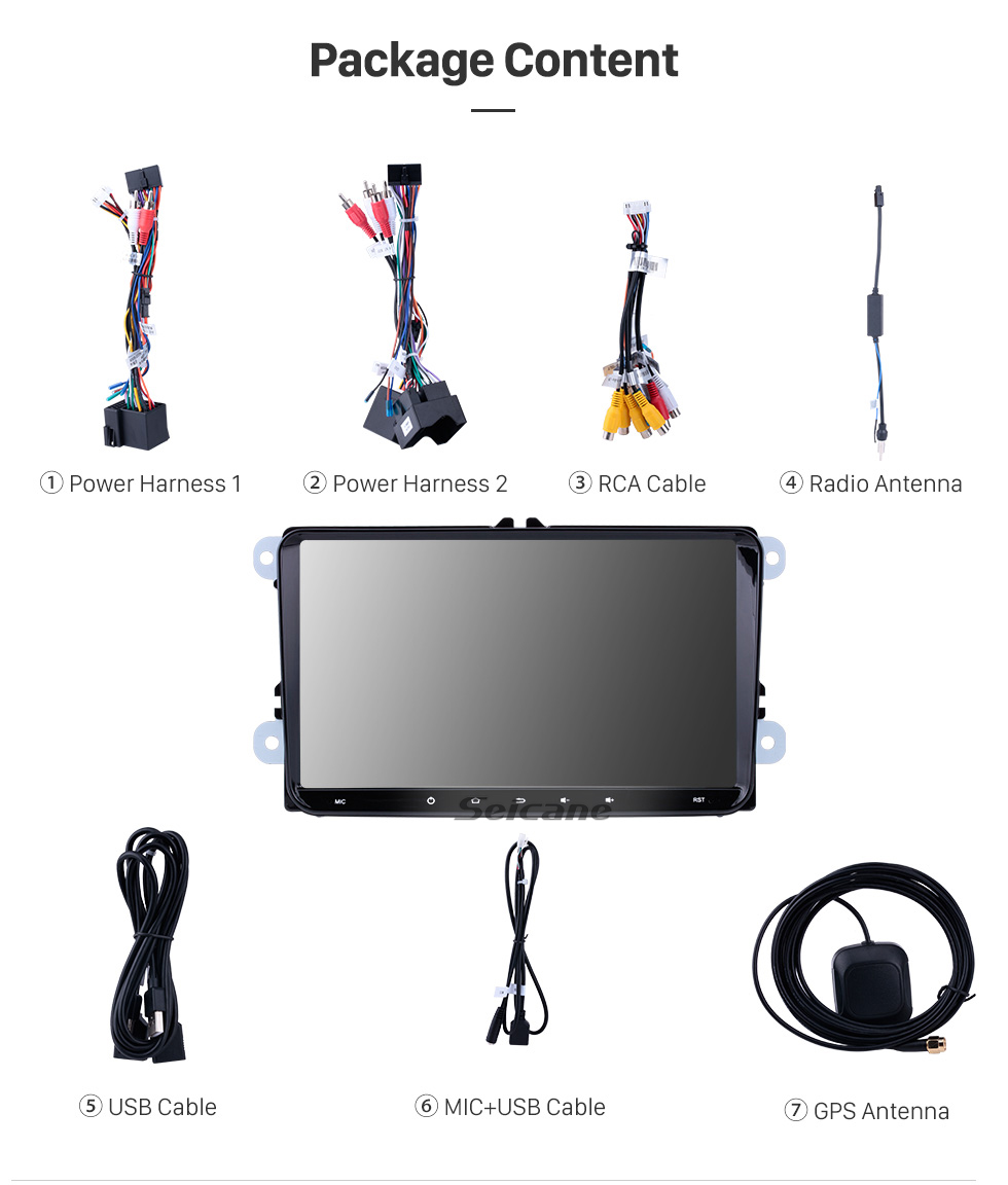 Seicane 9 Zoll HD Touchscreen 2008-2013 VW Volkswagen Passat Tiguan Polo Scirocco Android 9.0 Radio GPS Navigationssystem mit WiFi Mirror Link OBD2 Bluetooth Seicane 9 Zoll HD Touchscreen 2008-2013 VW Volkswagen Passat Tiguan Polo Scirocco Android 9.0 Radio GPS Navigationssystem mit WiFi Mirror Link OBD2 Bluetooth
