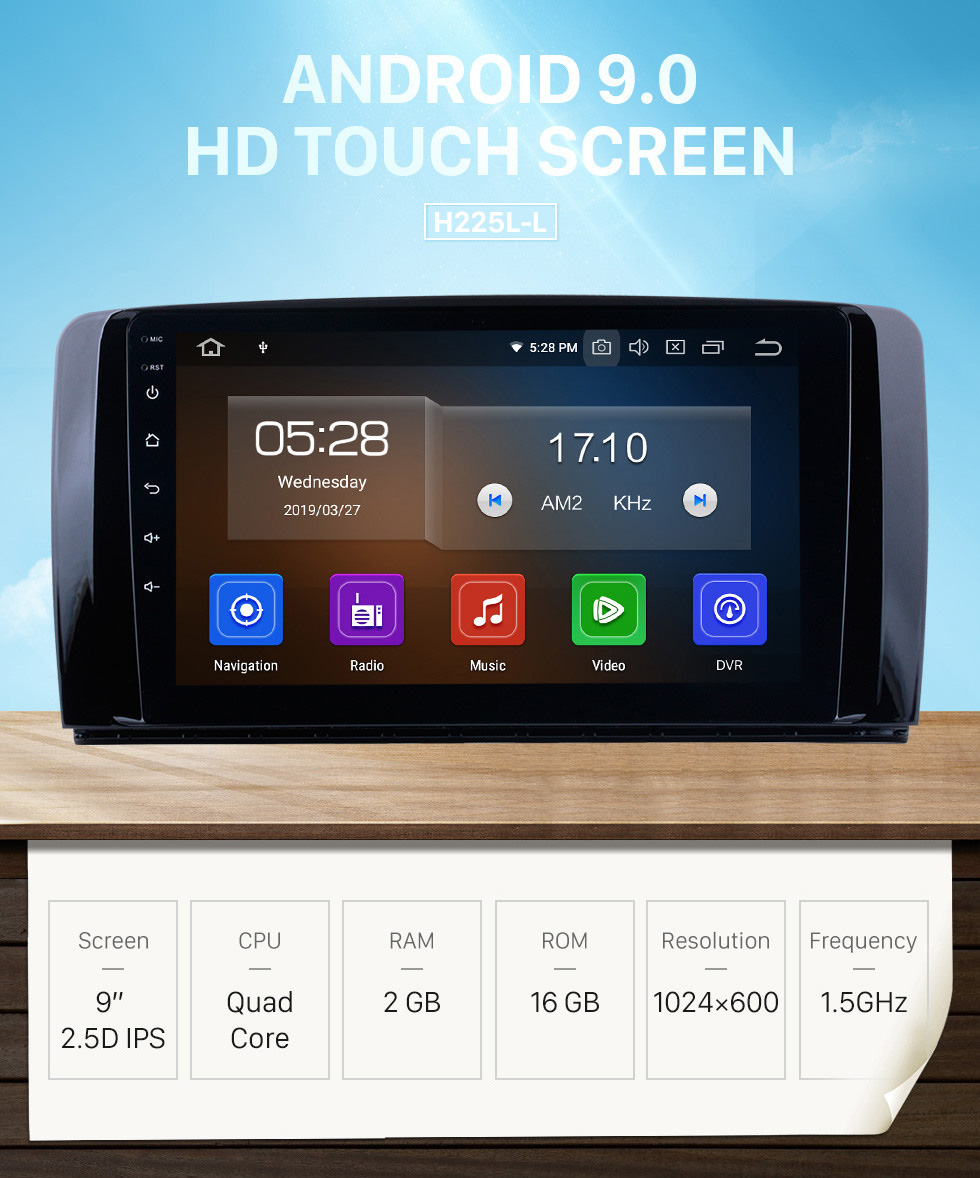 Seicane 9 inch 2006-2013 Mercedes Benz R Class W251 R280 R300 R320 R350 R63 Android 9.0 HD Touchscreen Radio GPS Navigation system with Bluetooth WIFI USB 1080P Video OBD2 DVR Mirror Link Steering wheel control Seicane 9 inch 2006-2013 Mercedes Benz R Class W251 R280 R300 R320 R350 R63 Android 9.0 HD Touchscreen Radio GPS Navigation system with Bluetooth WIFI USB 1080P Video OBD2 DVR Mirror Link Steering wheel control