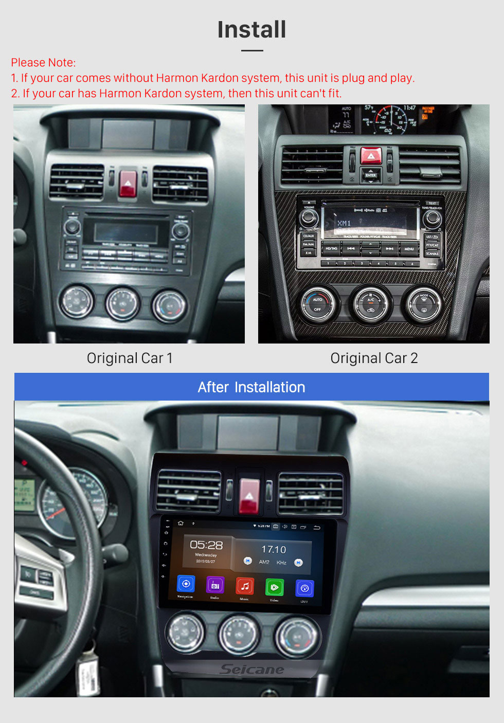 Seicane 9 Inch Android 9.0 2014 2015 2016 Subaru Forester Bluetooth Radio GPS Navigation System with Mirror link TPMS OBD DVR Rearview camera TV 4G WIFI Seicane 9 Inch Android 9.0 2014 2015 2016 Subaru Forester Bluetooth Radio GPS Navigation System with Mirror link TPMS OBD DVR Rearview camera TV 4G WIFI