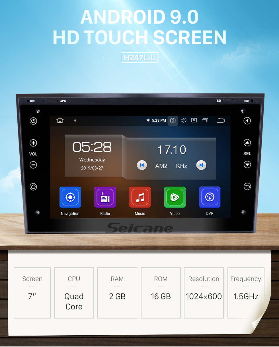 Seicane Android 9.0 7 polegadas 2006-2011 OPEL Corsa HD 1024 * 600 Unidade de Cabeça de Rádio de Tela de Toque com Navegação GPS Sistema de Áudio Bluetooth Música USB WIFI 1080 P Vídeo TV Digital Seicane Android 9.0 7 polegadas 2006-2011 OPEL Corsa HD 1024 * 600 Unidade de Cabeça de Rádio de Tela de Toque com Navegação GPS Sistema de Áudio Bluetooth Música USB WIFI 1080 P Vídeo TV Digital