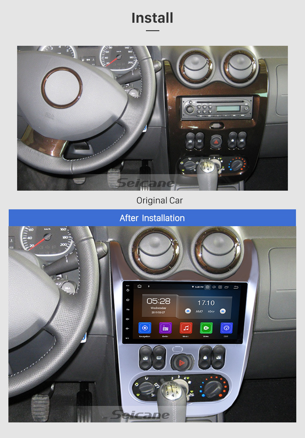 9 Zoll 1024 600 Touchscreen Radio 2008 2012 Renault Duster