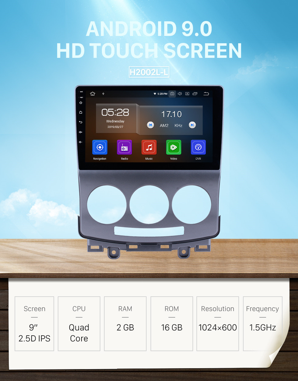 Seicane Android 9.0 Aftermarket OEM Car Stereo GPS Navigation System for 2005-2010 Mazda 5 with 3G Wifi DVD Radio Bluetooth USB SD Rearview Camera Seicane Android 9.0 Aftermarket OEM Car Stereo GPS Navigation System for 2005-2010 Mazda 5 with 3G Wifi DVD Radio Bluetooth USB SD Rearview Camera