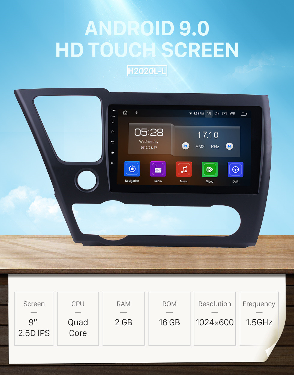 Seicane 2014 2015 2016 2017 Honda Civic Android 9.0 HD Touchscreen 9 inch car stereo GPS Navigation Radio Bluetooth Mirror link OBD DVR Rear view camera TV USB Carplay Seicane 2014 2015 2016 2017 Honda Civic Android 9.0 HD Touchscreen 9 inch car stereo GPS Navigation Radio Bluetooth Mirror link OBD DVR Rear view camera TV USB Carplay