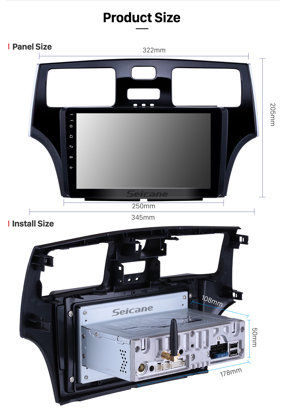 Seicane 9 inch HD Touchscreen Radio for 2001 2002 2003 2004 2005 Lexus ES300 Android 9.0 GPS Navigation Multimedia Bluetooth Phone SWC WIFI USB Carplay Rearview DVR 1080P Video Seicane 9 inch HD Touchscreen Radio for 2001 2002 2003 2004 2005 Lexus ES300 Android 9.0 GPS Navigation Multimedia Bluetooth Phone SWC WIFI USB Carplay Rearview DVR 1080P Video