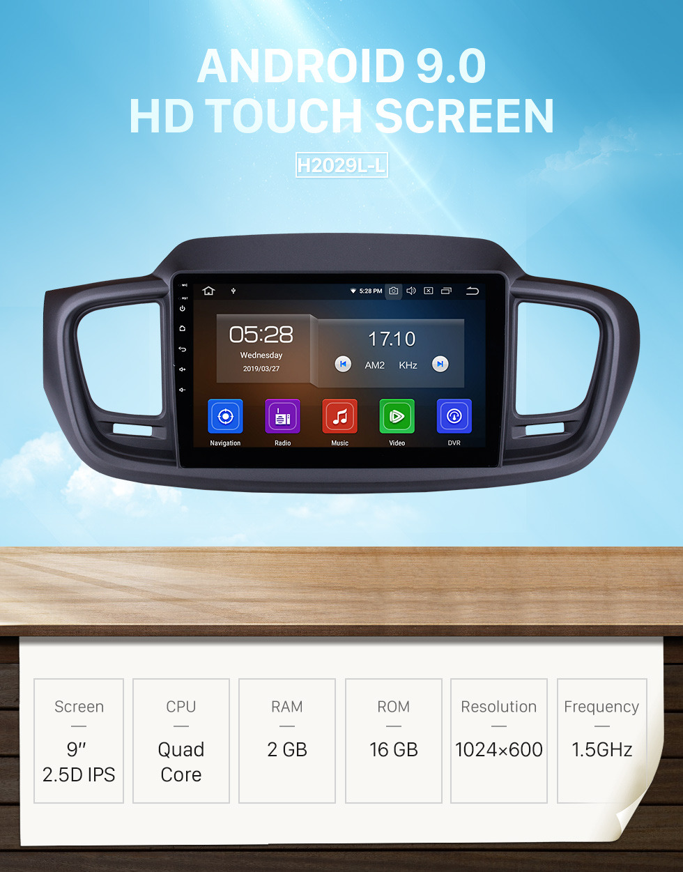 Seicane 9 inch 2015 2016 Kia Sorento Android 9.0 Radio bluetooth GPS Navigation System with Backup Camera TPMS Steering Wheel Control Mirror link OBD2 DVR Rearview camera digital TV Seicane 9 inch 2015 2016 Kia Sorento Android 9.0 Radio bluetooth GPS Navigation System with Backup Camera TPMS Steering Wheel Control Mirror link OBD2 DVR Rearview camera digital TV