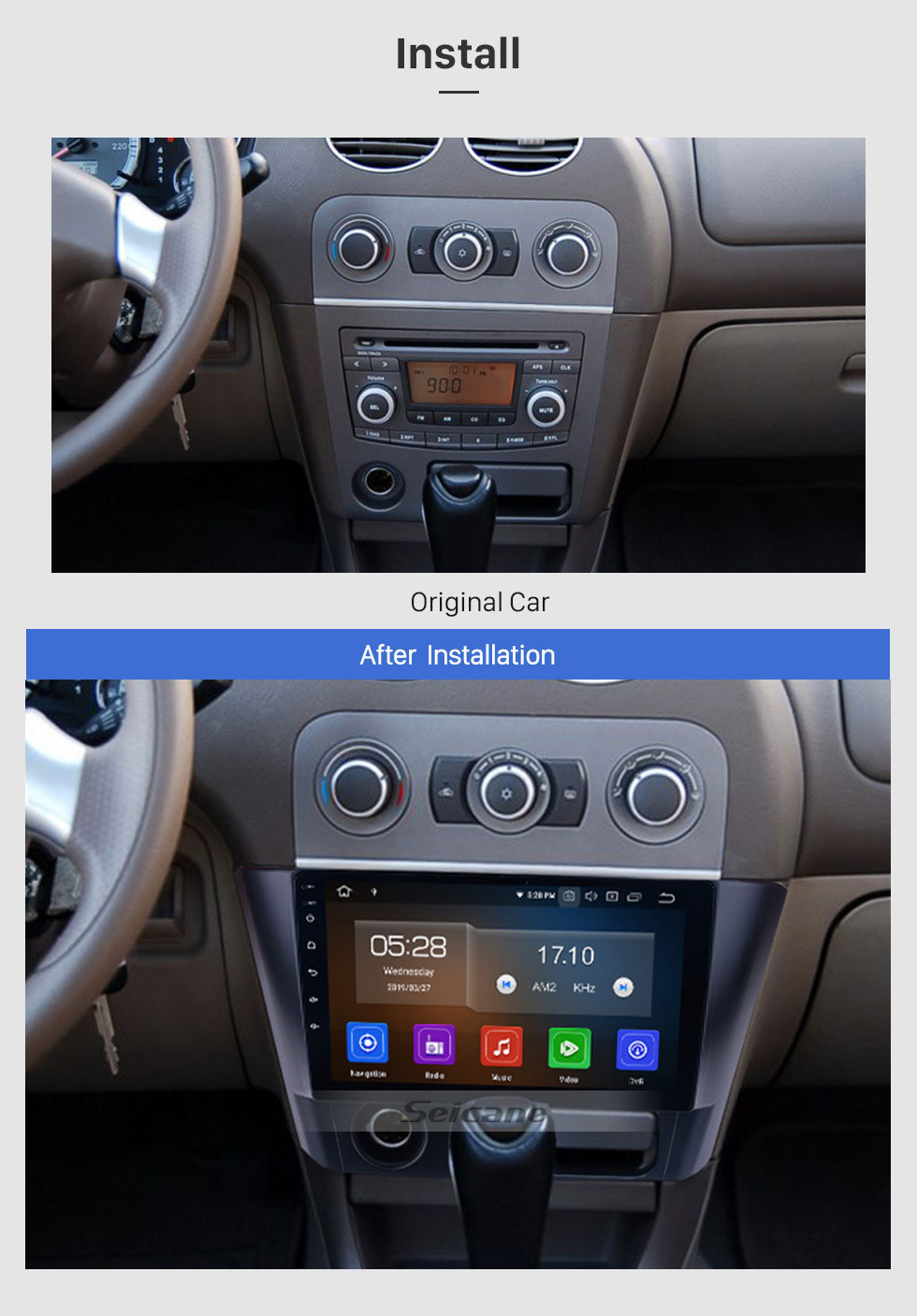 Seicane 9 Zoll Android 9.0 HD Touchscreen Stereo im Dash für 2014 2015 2016 Mitsubishi Lancer GPS Navi Bluetooth Radio WIFI USB Telefon Musik SWC DAB + Carplay 1080P Video Seicane 9 Zoll Android 9.0 HD Touchscreen Stereo im Dash für 2014 2015 2016 Mitsubishi Lancer GPS Navi Bluetooth Radio WIFI USB Telefon Musik SWC DAB + Carplay 1080P Video