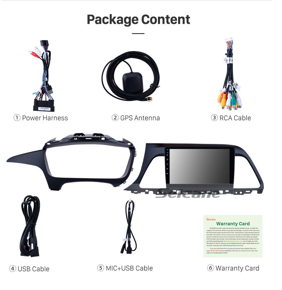 Seicane 9 Inch HD Touch Screen for 2015 2016 2017 Hyundai sonata Android 9.0 Radio GPS Navigation with Rearview Camera Digital TV Steering Wheel Control Wifi Bluetooth Music Seicane 9 Inch HD Touch Screen for 2015 2016 2017 Hyundai sonata Android 9.0 Radio GPS Navigation with Rearview Camera Digital TV Steering Wheel Control Wifi Bluetooth Music
