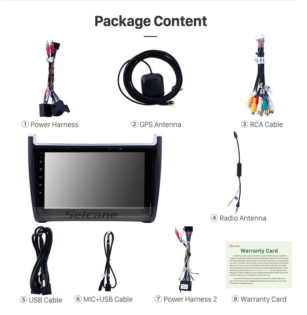 Seicane 2012 2013 2014 2015 VW Volkswagen POLO Android 9.0 HD 9 inch Touchscreen Multimedia Player Auto Radio GPS Navigation Bluetooth Music USB WIFI Wheel Steering Control AUX DVR Seicane 2012 2013 2014 2015 VW Volkswagen POLO Android 9.0 HD 9 inch Touchscreen Multimedia Player Auto Radio GPS Navigation Bluetooth Music USB WIFI Wheel Steering Control AUX DVR