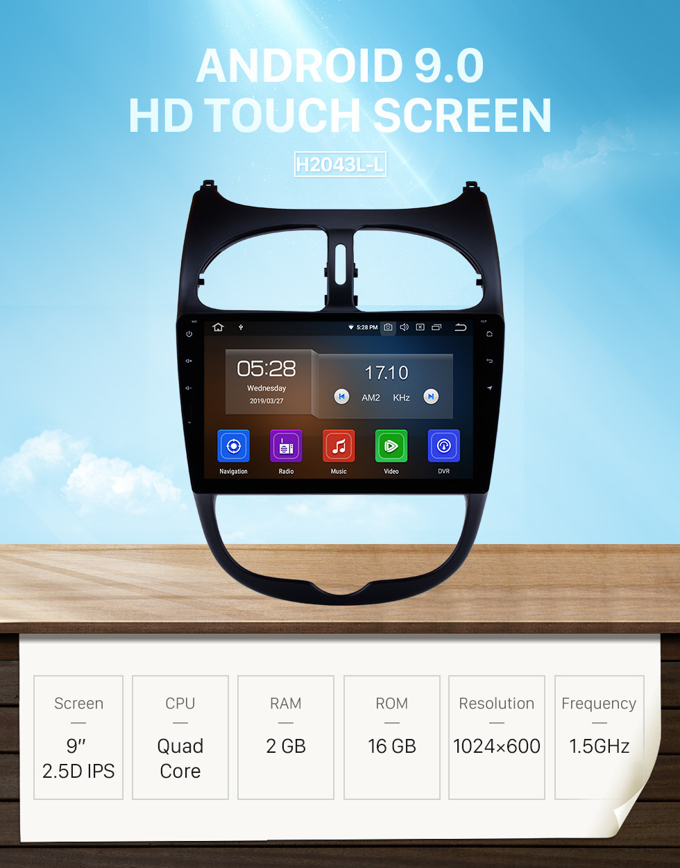 Seicane 2000-2016 PEUGEOT 206 Android 9.0 Unité de commande à écran tactile 9 pouces GPS Radio Navi SWC Bluetooth Lien miroir FM Wifi Carplay USB Sauvegarde Support de rétroviseur Lecteur DVD Seicane 2000-2016 PEUGEOT 206 Android 9.0 Unité de commande à écran tactile 9 pouces GPS Radio Navi SWC Bluetooth Lien miroir FM Wifi Carplay USB Sauvegarde Support de rétroviseur Lecteur DVD