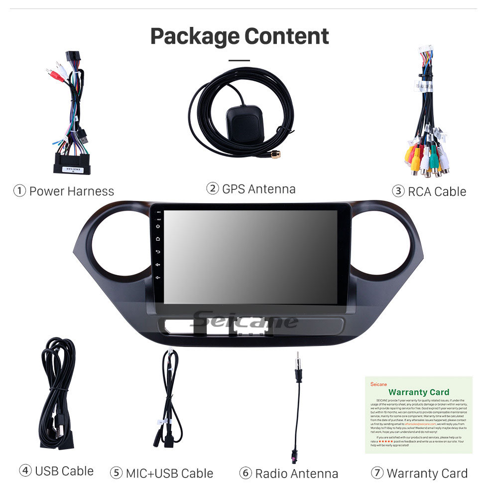 Seicane 9 inch Android 9.0 GPS Navigation System HD Touch Screen Radio 2013-2016 Hyundai I10 Right Peptide Support OBD2 Bluetooth DVD Player DVR Rearview Camera TV Video Steering Wheel Control WIFI Seicane 9 inch Android 9.0 GPS Navigation System HD Touch Screen Radio 2013-2016 Hyundai I10 Right Peptide Support OBD2 Bluetooth DVD Player DVR Rearview Camera TV Video Steering Wheel Control WIFI