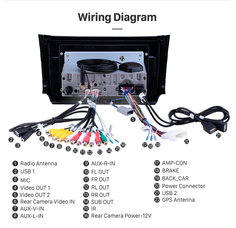 Seicane 10,1 Zoll 2012 2013 2014 2015 2016 NISSAN SYLPHY HD Touchscreen GPS-Navigationssystem Haupteinheit Android 9.0 FM / AM / RDS-Radio Unterstützung TPM OBD II DVR USB Bluetooth Seicane 10,1 Zoll 2012 2013 2014 2015 2016 NISSAN SYLPHY HD Touchscreen GPS-Navigationssystem Haupteinheit Android 9.0 FM / AM / RDS-Radio Unterstützung TPM OBD II DVR USB Bluetooth