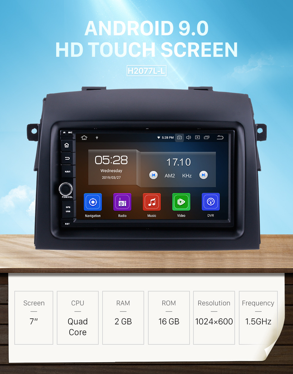 Seicane 2004 2005 2006-2010 Toyota Sienna Android 9.0 Radio GPS Navigation 7 inch HD Touch Screen Head unit With Bluetooth WIFI music SWC USB support SD Carplay DVD 1080P Video Seicane 2004 2005 2006-2010 Toyota Sienna Android 9.0 Radio GPS Navigation 7 inch HD Touch Screen Head unit With Bluetooth WIFI music SWC USB support SD Carplay DVD 1080P Video