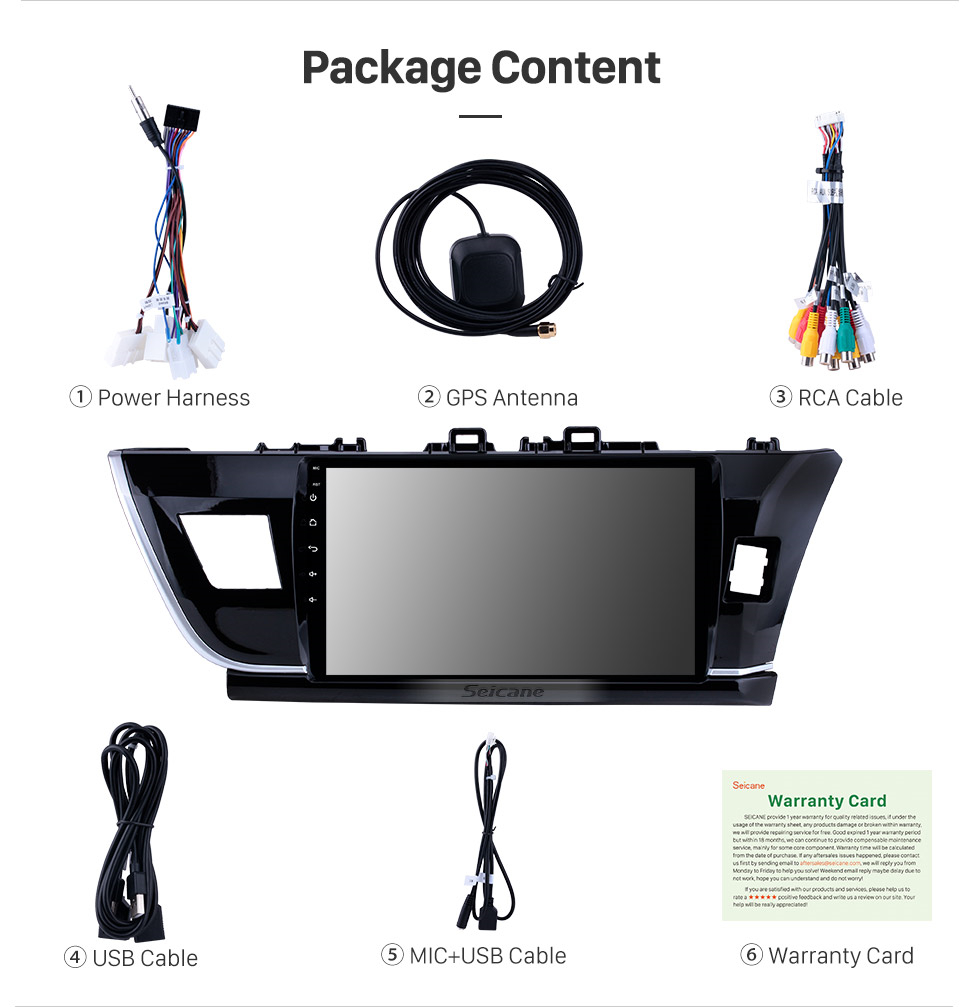 Seicane 10.1 inch Android 9.0 HD touch screen car multimedia GPS navigation system for 2014 Toyota Corolla RHD with Bluetooth Radio Mirror link Rear view camera TV USB OBD DVR 4G WIFI Seicane 10.1 inch Android 9.0 HD touch screen car multimedia GPS navigation system for 2014 Toyota Corolla RHD with Bluetooth Radio Mirror link Rear view camera TV USB OBD DVR 4G WIFI