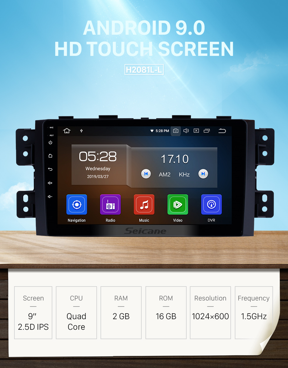 Seicane 9 inch aftermarket Android 9.0 HD Touchscreen GPS Navigation System Radio For 2008-2016 Kia Borrego with USB SupportDVR OBD II 3G/4G WIFI Steering Wheel Control Seicane 9 inch aftermarket Android 9.0 HD Touchscreen GPS Navigation System Radio For 2008-2016 Kia Borrego with USB SupportDVR OBD II 3G/4G WIFI Steering Wheel Control