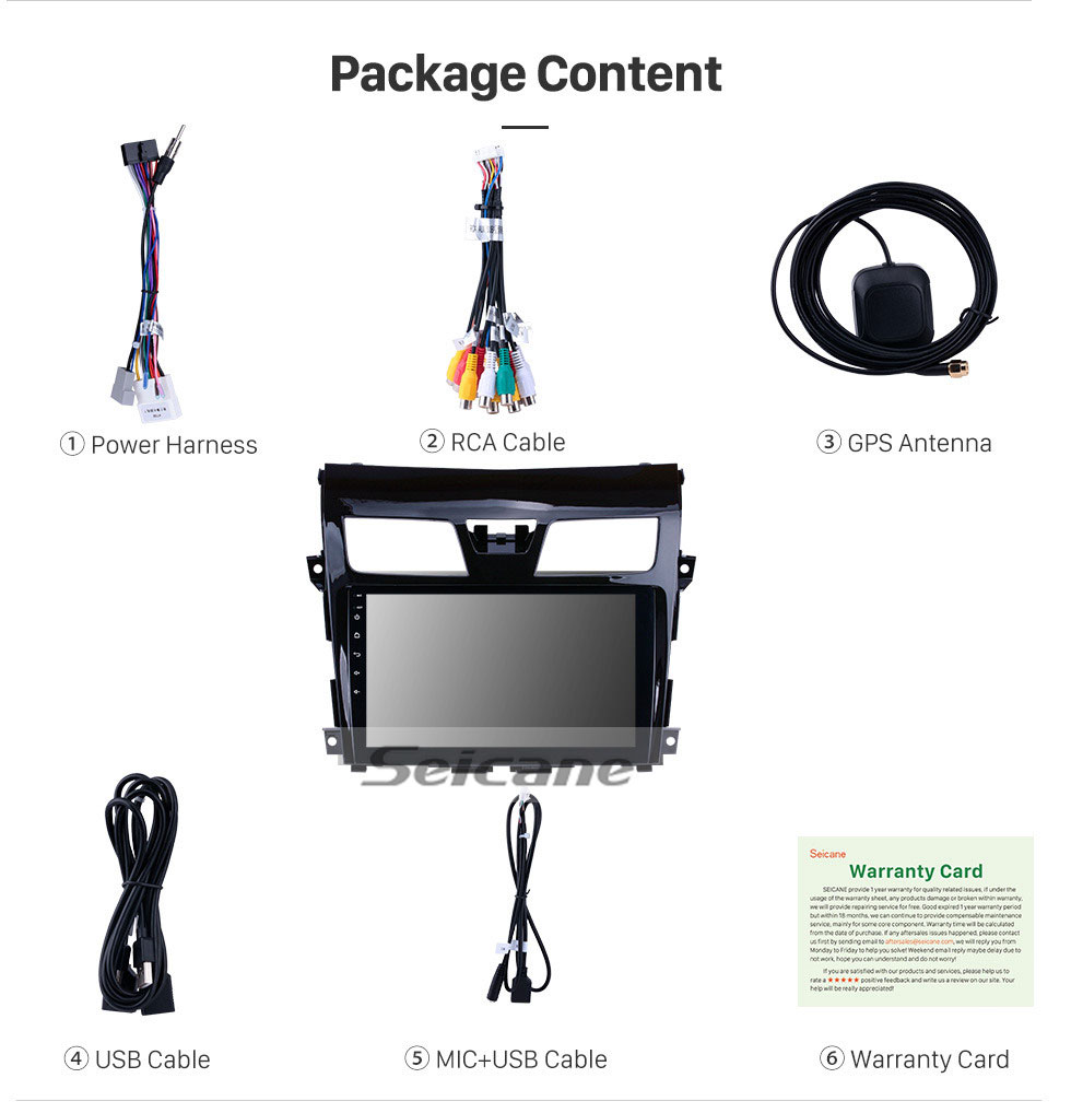 Seicane 9 inch 2013-2017 Nissan Teana Android 9.0 Autoradio GPS Navigation System 3G WiFi TV Canbus USB Backup Camera Mirror Link HD 1080P Video Seicane 9 inch 2013-2017 Nissan Teana Android 9.0 Autoradio GPS Navigation System 3G WiFi TV Canbus USB Backup Camera Mirror Link HD 1080P Video