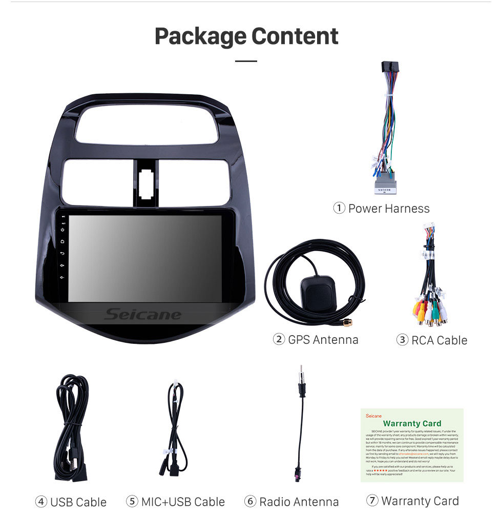 Seicane 9 inch Android 9.0 GPS Navigation for 2011 2012 2013 2014 Chevy Chevrolet DAEWOO Spark Beat Matiz HD Touchscreen Bluetooth Radio Wifi Music USB AUX ssupport DVR OBD2 Carplay Rearview Camera Seicane 9 inch Android 9.0 GPS Navigation for 2011 2012 2013 2014 Chevy Chevrolet DAEWOO Spark Beat Matiz HD Touchscreen Bluetooth Radio Wifi Music USB AUX ssupport DVR OBD2 Carplay Rearview Camera