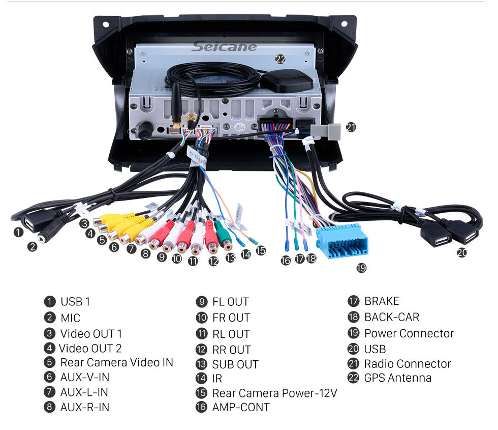 Seicane 2009-2016 Suzuki Alt Android 9.0 9-Zoll 1024 * 600 Touchscreen Radio Bluetooth GPS-Navigation Multimedia-Unterstützung USB Carplay Rückfahrkamera 1080P DVD-Player 4G Wifi SWC OBD2 AUX Seicane 2009-2016 Suzuki Alt Android 9.0 9-Zoll 1024 * 600 Touchscreen Radio Bluetooth GPS-Navigation Multimedia-Unterstützung USB Carplay Rückfahrkamera 1080P DVD-Player 4G Wifi SWC OBD2 AUX
