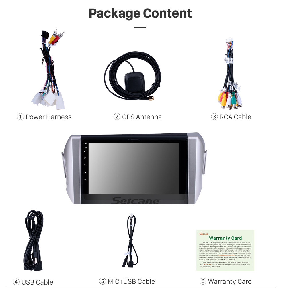 Seicane 9 inch HD Touchscreen 2015 2016 2017 2018 Toyota Innova RHD Android 9.0 Bluetooth GPS Navi Radio AUX USB WIFI RDS support DVD Carplay SWC 4G DVR Seicane 9 inch HD Touchscreen 2015 2016 2017 2018 Toyota Innova RHD Android 9.0 Bluetooth GPS Navi Radio AUX USB WIFI RDS support DVD Carplay SWC 4G DVR