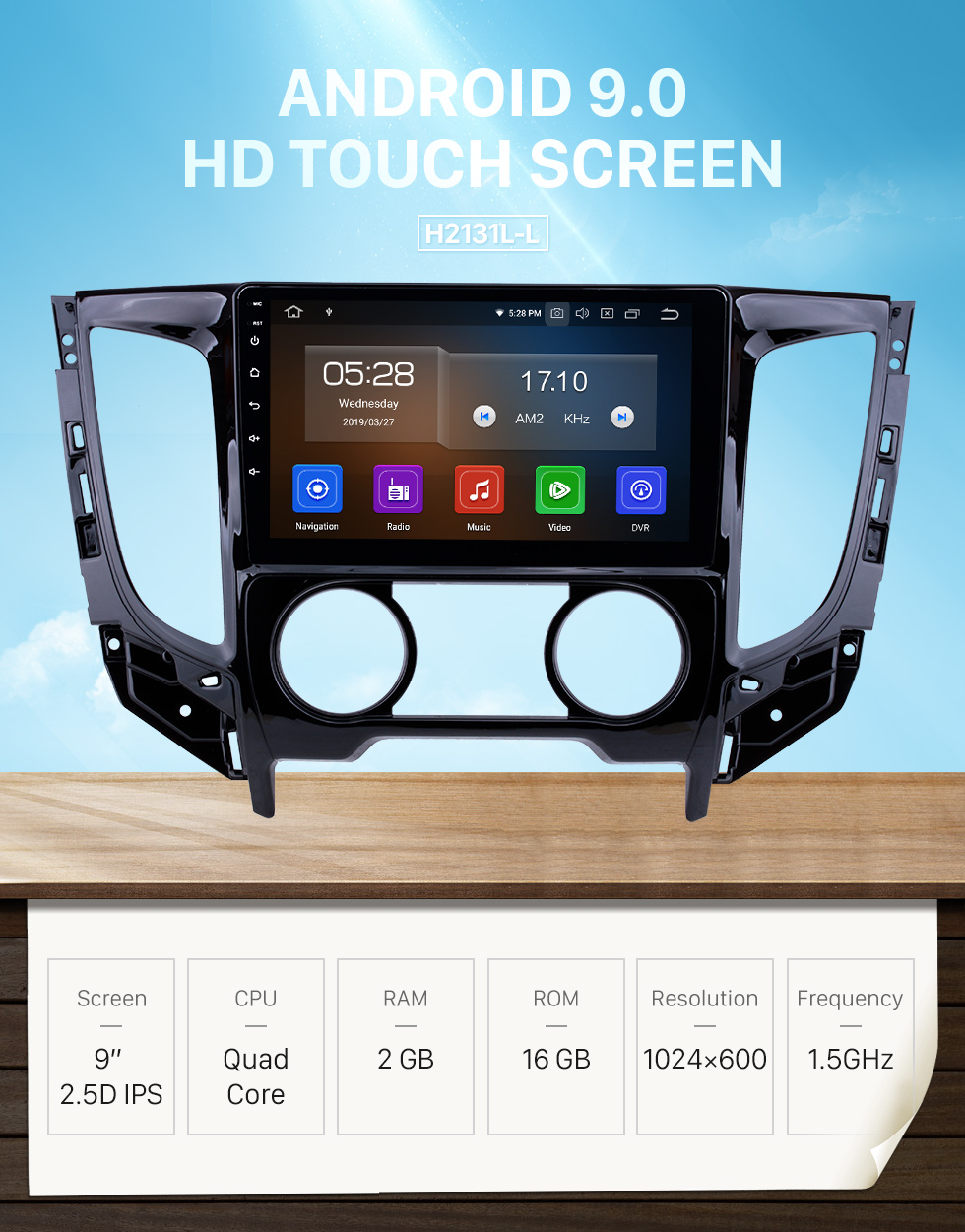 Seicane 9 pulgadas Android 9.0 2015 Mitsubishi TRITON Manual A / C 1024 * 600 Radio con pantalla táctil con GPS Navi USB FM Bluetooth WIFI compatible RDS Carplay 4G Reproductor de DVD Seicane 9 pulgadas Android 9.0 2015 Mitsubishi TRITON Manual A / C 1024 * 600 Radio con pantalla táctil con GPS Navi USB FM Bluetooth WIFI compatible RDS Carplay 4G Reproductor de DVD