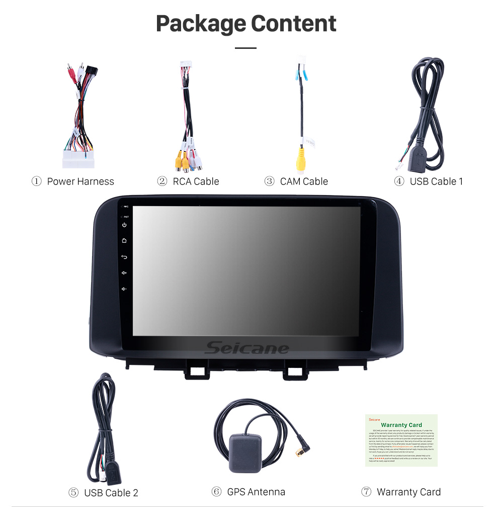 Seicane 10.1 inch 2018 2019 Hyundai ENCINO Kona Android 8.1 HD Touchscreen GPS Navi Radio with WIFI AUX Bluetooth support RDS Carplay 3G Steering Wheel Control Seicane 10.1 inch 2018 2019 Hyundai ENCINO Kona Android 8.1 HD Touchscreen GPS Navi Radio with WIFI AUX Bluetooth support RDS Carplay 3G Steering Wheel Control