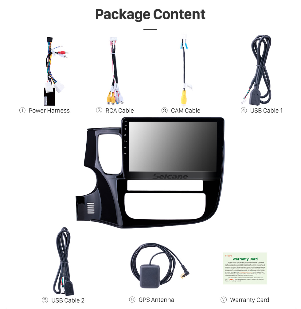 Seicane 2014-2017 Mitsubishi OUTLANDER 10,1 zoll Android 8.1 Bluetooth Radio GPS Navigation Stereo USB Lenkradsteuerung 3G WIFI Rückfahrkamera OBD DVR Seicane 2014-2017 Mitsubishi OUTLANDER 10,1 zoll Android 8.1 Bluetooth Radio GPS Navigation Stereo USB Lenkradsteuerung 3G WIFI Rückfahrkamera OBD DVR