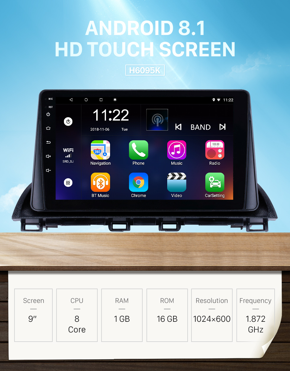 Seicane 9 pulgadas 8 Núcleo Android 8.1 2014 2015 2016 2017 MAZDA CX-4 Radio Sistema de navegación GPS con pantalla táctil de alta definición USB 3G WIFI Bluetooth Soporte de música OBD2 Mirror Link Digital TV Seicane 9 pulgadas 8 Núcleo Android 8.1 2014 2015 2016 2017 MAZDA CX-4 Radio Sistema de navegación GPS con pantalla táctil de alta definición USB 3G WIFI Bluetooth Soporte de música OBD2 Mirror Link Digital TV