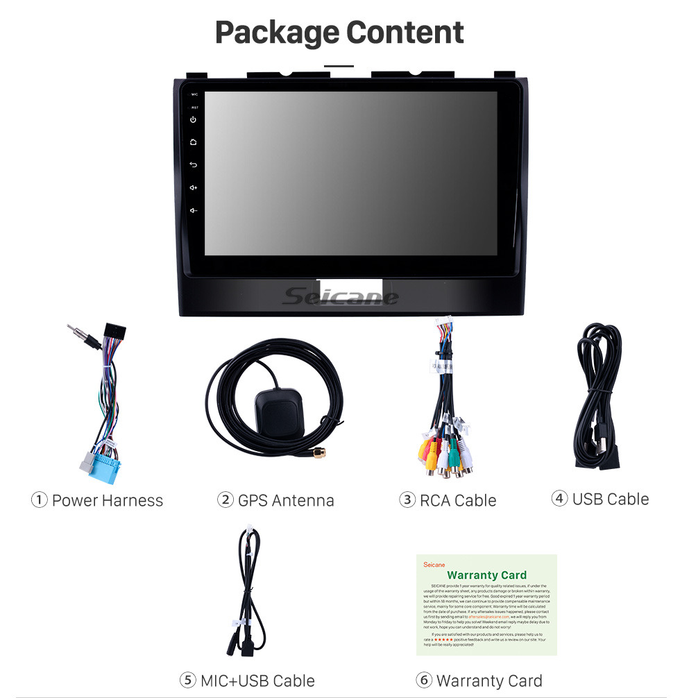 Seicane 2010-2018 Suzuki WAGONR 9 Zoll Android 9.0 Auto Stereo GPS-Navigationssystem Radio mit HD-Touchscreen Bluetooth WIFI USB Unterstützung DAB + OBDII SWC Seicane 2010-2018 Suzuki WAGONR 9 Zoll Android 9.0 Auto Stereo GPS-Navigationssystem Radio mit HD-Touchscreen Bluetooth WIFI USB Unterstützung DAB + OBDII SWC