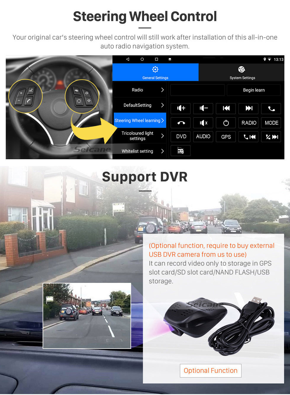 Seicane Pantalla táctil HD de 9 pulgadas 2017 Mazda ATENZA Android 8.1 Radio Sistema de navegación GPS con Bluetooth USB 3G WIFI OBD2 Cámara de espejo retrovisor Seicane Pantalla táctil HD de 9 pulgadas 2017 Mazda ATENZA Android 8.1 Radio Sistema de navegación GPS con Bluetooth USB 3G WIFI OBD2 Cámara de espejo retrovisor