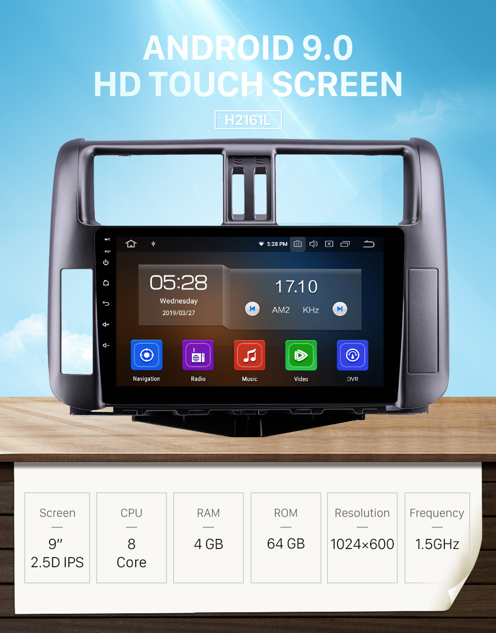 Seicane OEM 9 inch Android 9.0 HD Touchscreen Bluetooth Radio for 2010-2013 Toyota Prado 150 with GPS Navigation USB FM auto stereo Wifi AUX support DVR TPMS Backup Camera OBD2 SWC Seicane OEM 9 inch Android 9.0 HD Touchscreen Bluetooth Radio for 2010-2013 Toyota Prado 150 with GPS Navigation USB FM auto stereo Wifi AUX support DVR TPMS Backup Camera OBD2 SWC