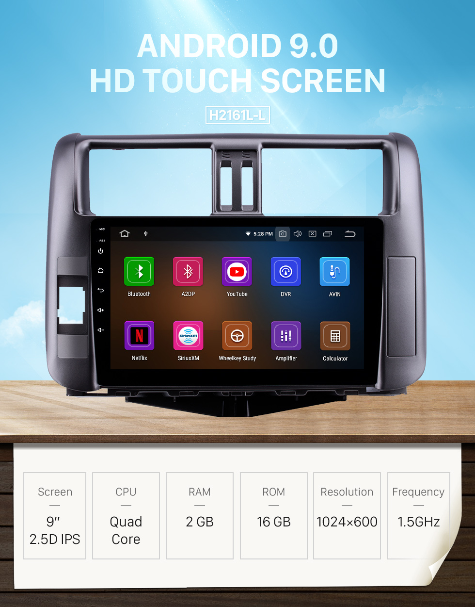 Seicane 2010-2013 Toyota Prado 150 9 inch Android 9.0 HD Touchscreen Bluetooth Radio with GPS Navigation USB FM auto stereo Wifi AUX support DVR TPMS Steering Wheel Control Seicane 2010-2013 Toyota Prado 150 9 inch Android 9.0 HD Touchscreen Bluetooth Radio with GPS Navigation USB FM auto stereo Wifi AUX support DVR TPMS Steering Wheel Control