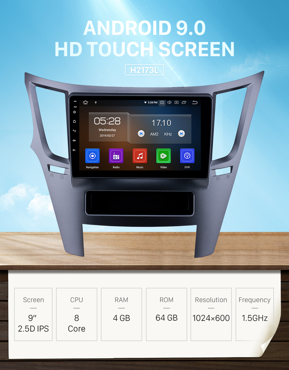 Seicane OEM 9 polegada Android 9.0 Rádio para 2010-2014 Subaru Outback LHD Bluetooth Wi-fi HD Touchscreen Navegação GPS Carplay USB suporte 4G SWC RDS OBD2 TV Digital Seicane OEM 9 polegada Android 9.0 Rádio para 2010-2014 Subaru Outback LHD Bluetooth Wi-fi HD Touchscreen Navegação GPS Carplay USB suporte 4G SWC RDS OBD2 TV Digital