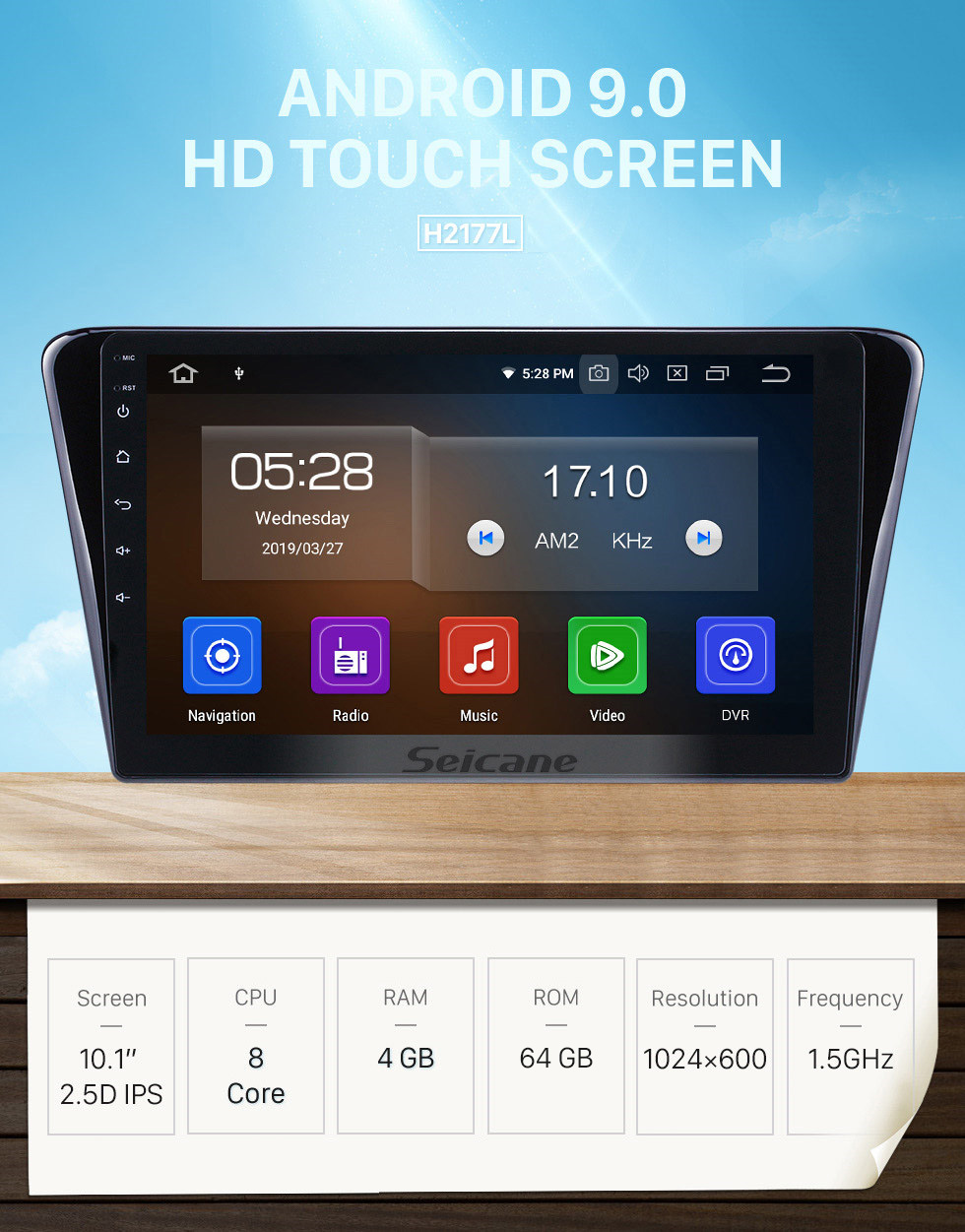 Seicane HD Touchscreen 10.1 polegada Android 9.0 Navegação GPS Rádio para 2014 Peugeot 408 com Bluetooth wifi USB Carplay suporte DVR DAB + Controle de Volante Seicane HD Touchscreen 10.1 polegada Android 9.0 Navegação GPS Rádio para 2014 Peugeot 408 com Bluetooth wifi USB Carplay suporte DVR DAB + Controle de Volante