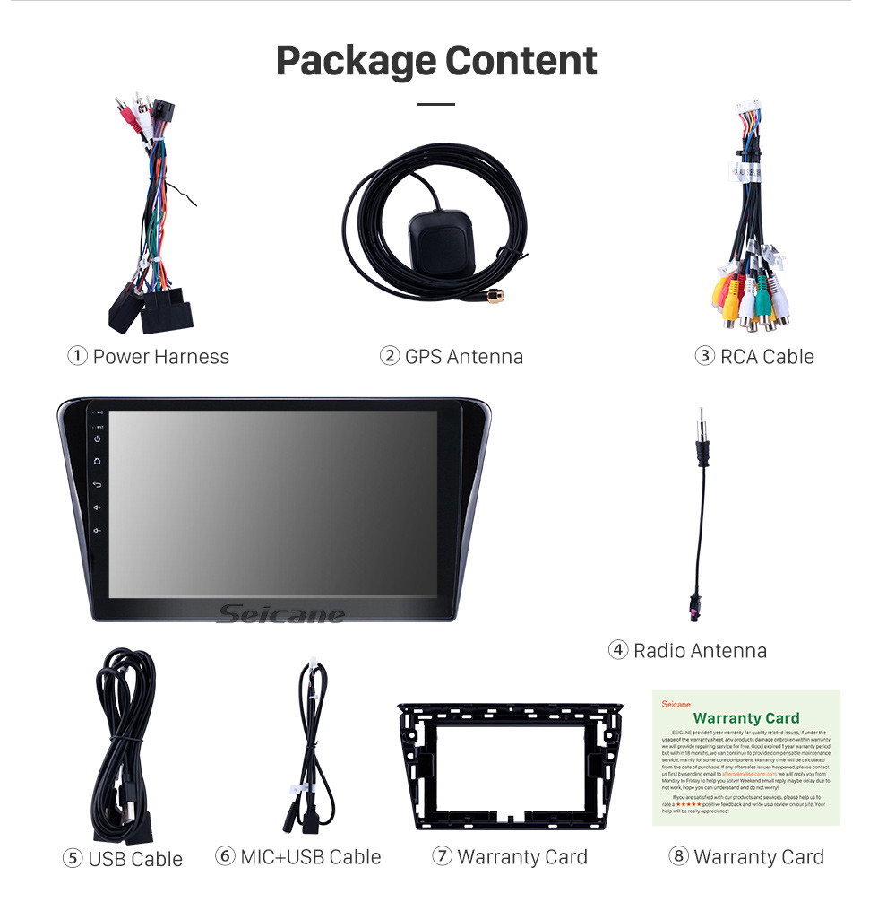 Seicane HD Touchscreen 10.1 polegada Android 9.0 Navegação GPS Rádio para 2014 Peugeot 408 com Bluetooth wifi USB Carplay suporte DVR DAB + Controle de Volante Seicane HD Touchscreen 10.1 polegada Android 9.0 Navegação GPS Rádio para 2014 Peugeot 408 com Bluetooth wifi USB Carplay suporte DVR DAB + Controle de Volante