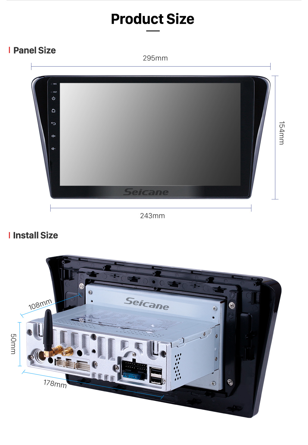 Seicane Soem 10.1 Zoll Android 9.0 Radio für 2014 Peugeot 408 Bluetooth Wifi HD Touchscreen GPS Navigation Carplay USB-Unterstützung OBD2 Digital TV 4G SWC RDS Seicane Soem 10.1 Zoll Android 9.0 Radio für 2014 Peugeot 408 Bluetooth Wifi HD Touchscreen GPS Navigation Carplay USB-Unterstützung OBD2 Digital TV 4G SWC RDS