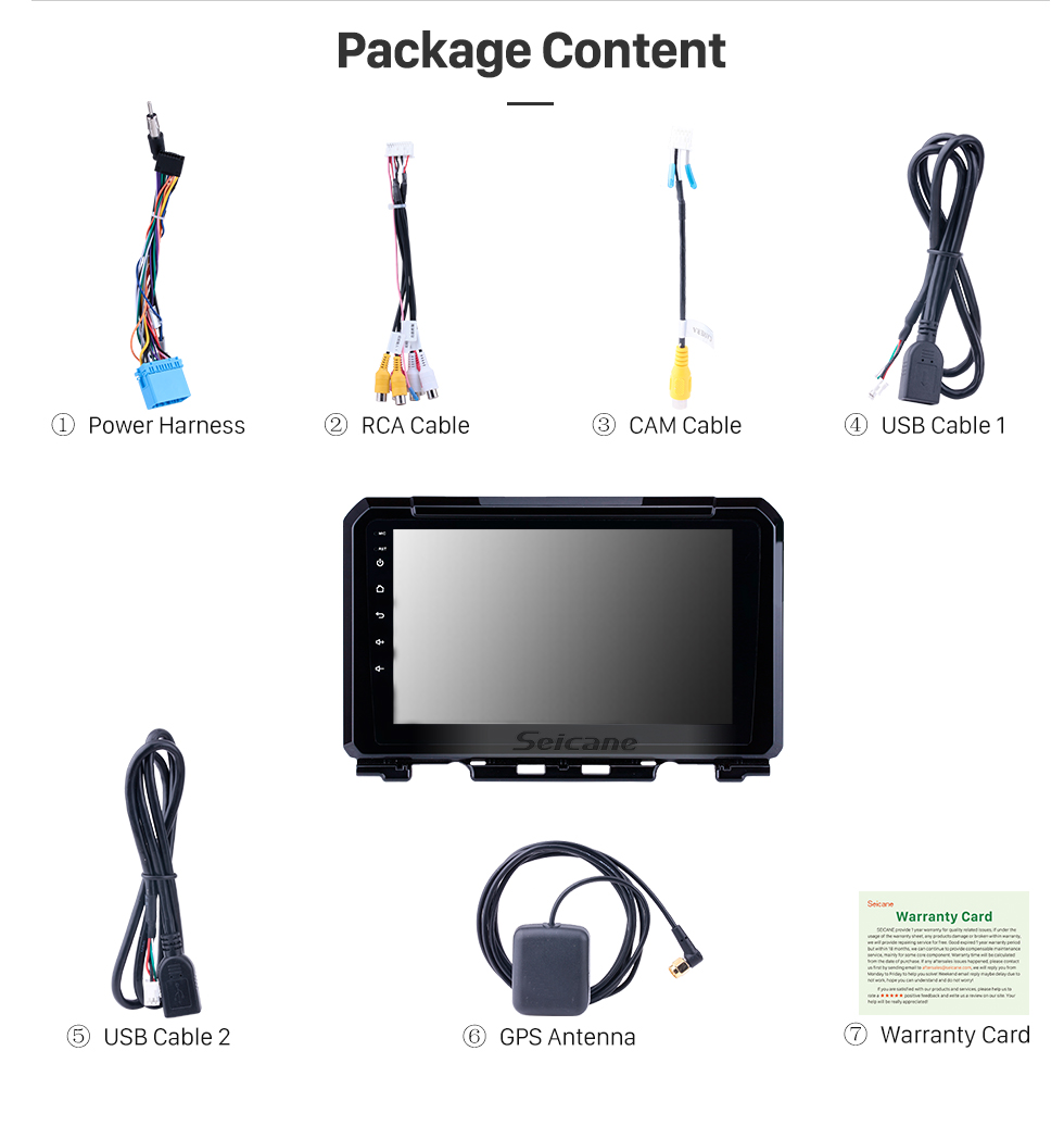 Seicane Hot selling 9 inch HD Touchscreen Android 8.1 2019 Suzuki JIMNY GPS Navigation Radio with USB WIFI Bluetooth support TPMS DVR SWC Carplay Seicane Hot selling 9 inch HD Touchscreen Android 8.1 2019 Suzuki JIMNY GPS Navigation Radio with USB WIFI Bluetooth support TPMS DVR SWC Carplay