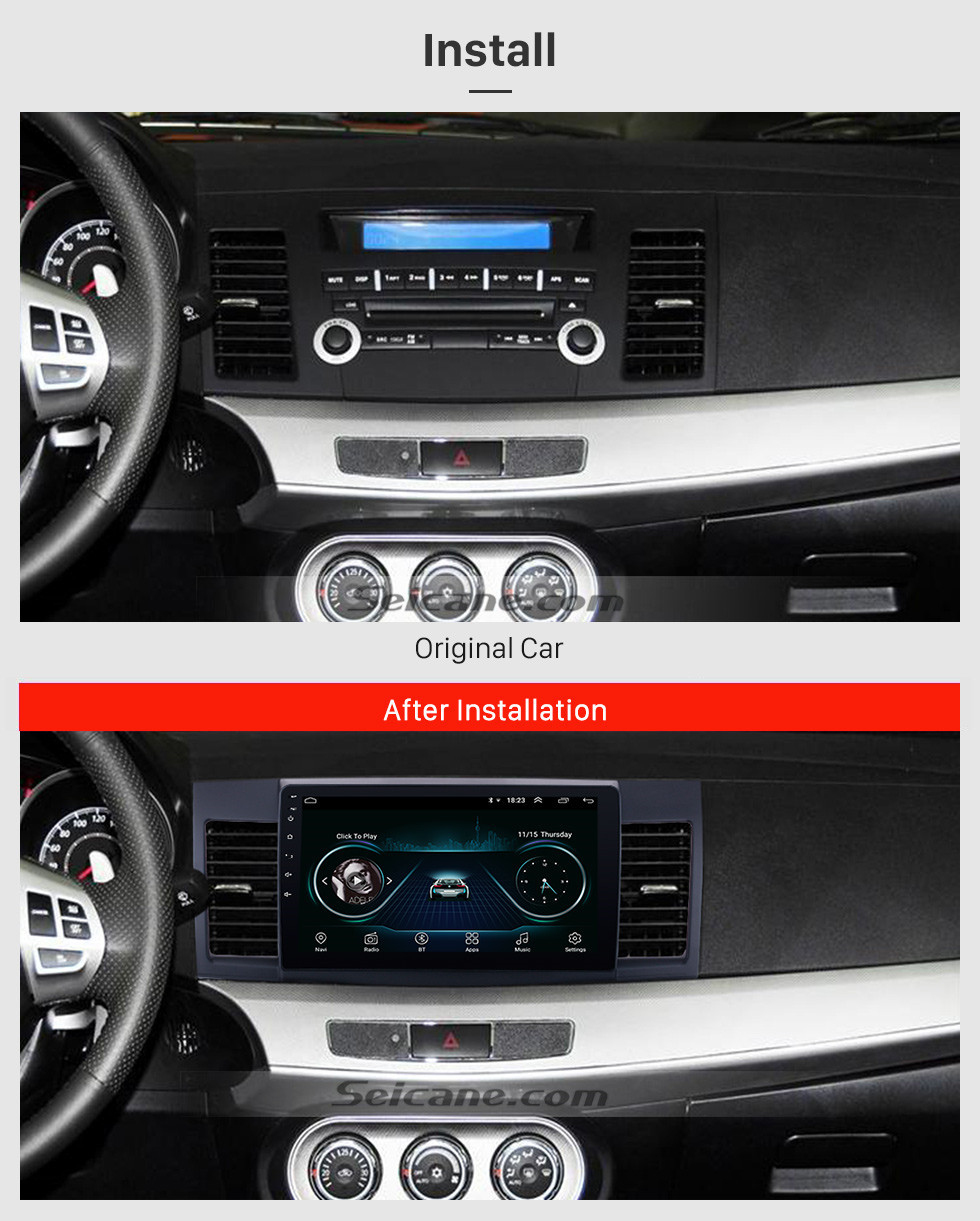 Seicane 10.1 inch HD Touch Screen for 2008-2015 Mitsubishi Lancer-ex Radio Android 8.1 GPS Navigation with WiFi Bluetooth Music USB support Carplay Mirror Link TPMS DVR Seicane 10.1 inch HD Touch Screen for 2008-2015 Mitsubishi Lancer-ex Radio Android 8.1 GPS Navigation with WiFi Bluetooth Music USB support Carplay Mirror Link TPMS DVR