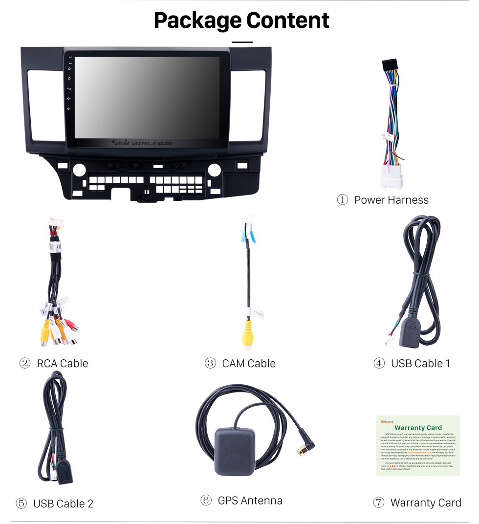 Seicane 10.1 inch HD Touch Screen for 2008-2015 Mitsubishi Lancer-ex Radio Android 8.1 GPS Navigation with WiFi Bluetooth Music USB support Carplay Mirror Link TPMS DVR Seicane 10.1 inch HD Touch Screen for 2008-2015 Mitsubishi Lancer-ex Radio Android 8.1 GPS Navigation with WiFi Bluetooth Music USB support Carplay Mirror Link TPMS DVR