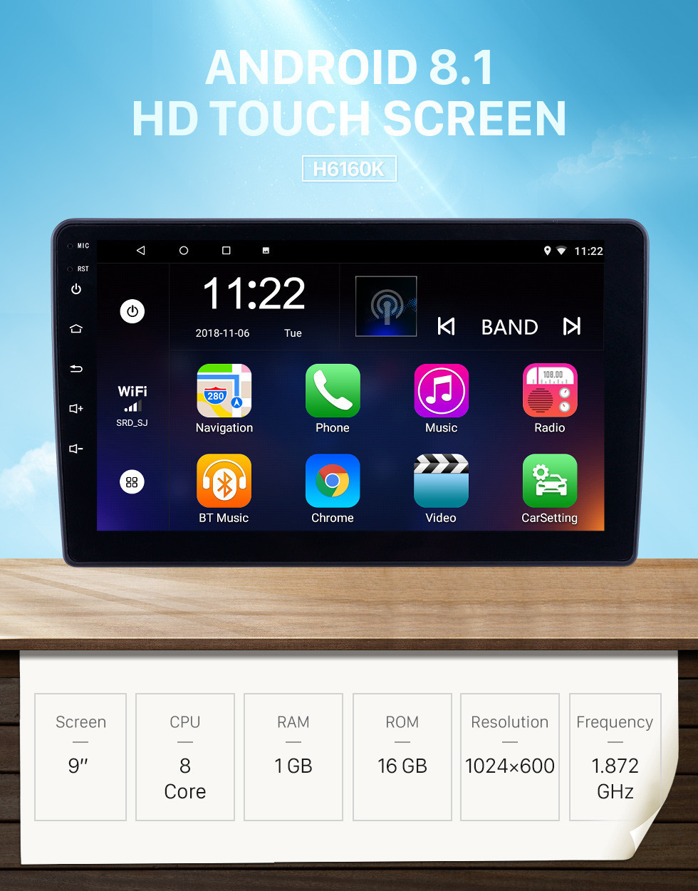 Seicane 2004-2007 Mitsubishi OUTLANDER 9 Zoll Android 8.1 HD Touchscreen Bluetooth Radio GPS-Navigation Stereo USB AUX unterstützt Carplay 3G WIFI Rückfahrkamera Seicane 2004-2007 Mitsubishi OUTLANDER 9 Zoll Android 8.1 HD Touchscreen Bluetooth Radio GPS-Navigation Stereo USB AUX unterstützt Carplay 3G WIFI Rückfahrkamera