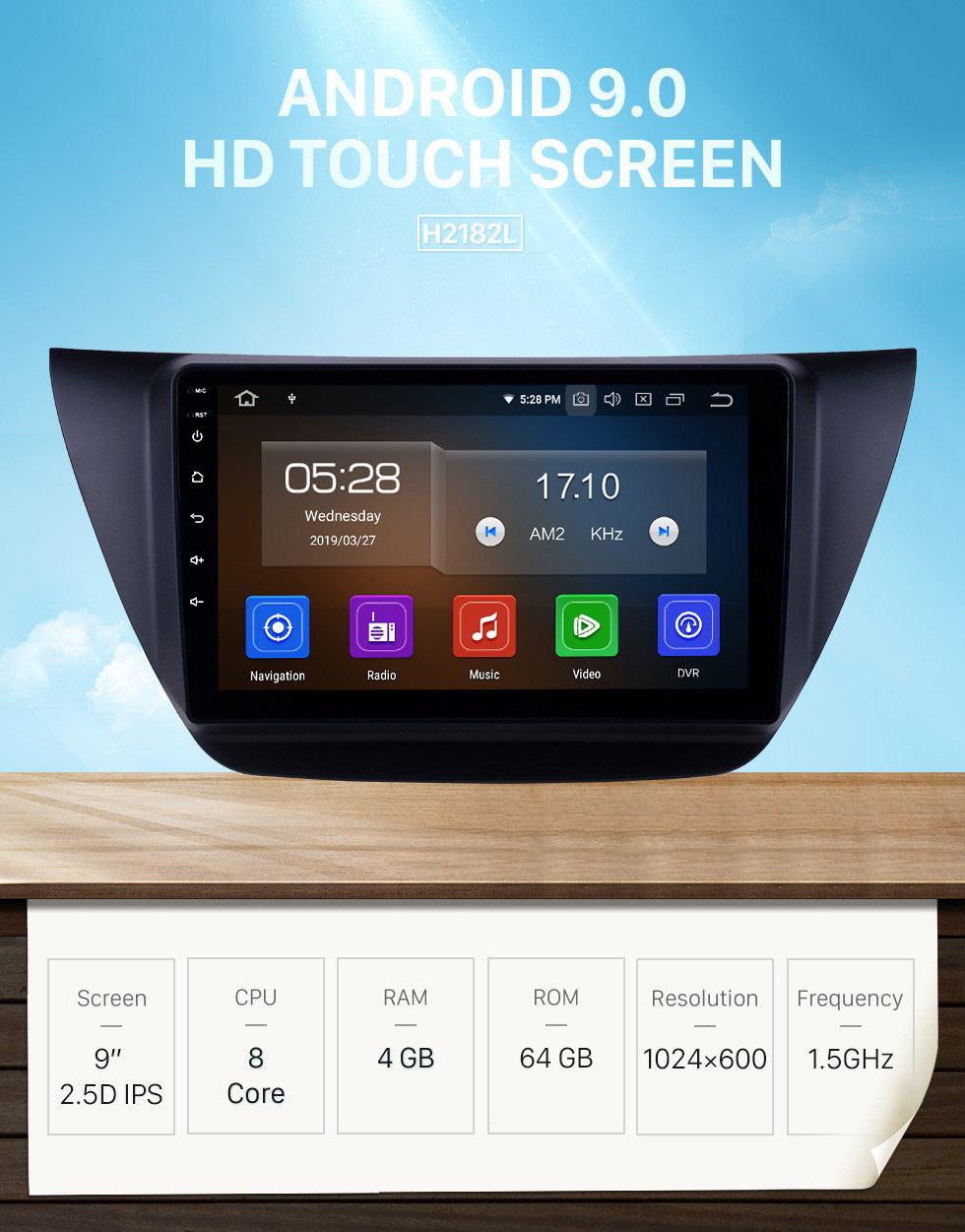 Seicane HD Touchscreen 9 Zoll Android 9.0 GPS-Navigationsradio für 2006-2010 MITSUBISHI LANCER IX mit WIFI Carplay Bluetooth USB-Unterstützung RDS OBD2 DVR 4G Seicane HD Touchscreen 9 Zoll Android 9.0 GPS-Navigationsradio für 2006-2010 MITSUBISHI LANCER IX mit WIFI Carplay Bluetooth USB-Unterstützung RDS OBD2 DVR 4G