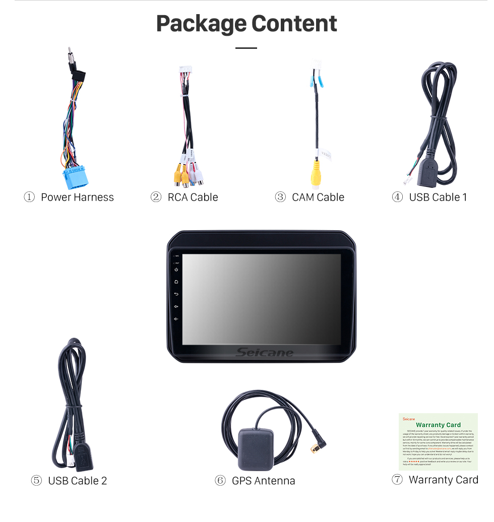 Seicane Hd touchscreen 9 polegada android 8.1 gps rádio de navegação para 2016-2018 suzuki igni com suporte a bluetooth usb wi-fi aux carplay 3g câmera de backup TPMS Seicane Hd touchscreen 9 polegada android 8.1 gps rádio de navegação para 2016-2018 suzuki igni com suporte a bluetooth usb wi-fi aux carplay 3g câmera de backup TPMS